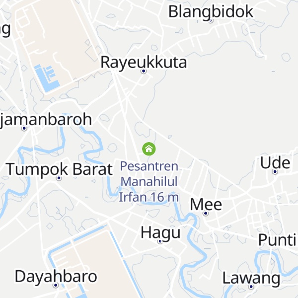 Map of Pesantren Manahilul Irfan