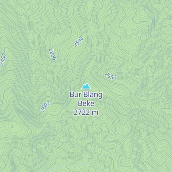 Map of Bur Blang Beke