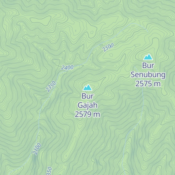 Map of Bur Gajah