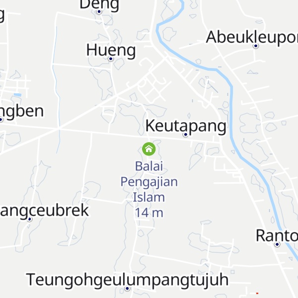 Map of Balai Pengajian Islam