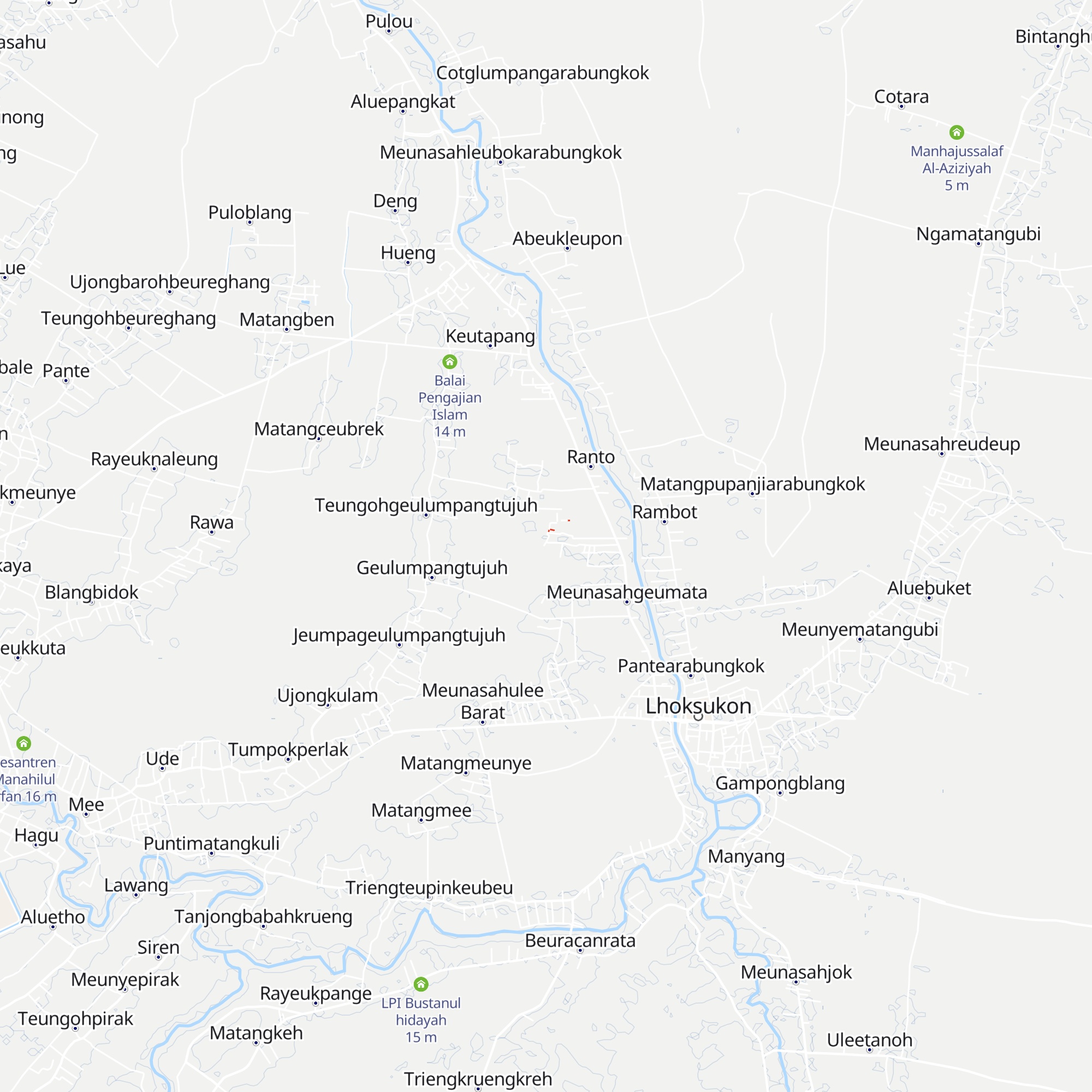 Dayah Madinatuddiniyah Babul Huda map