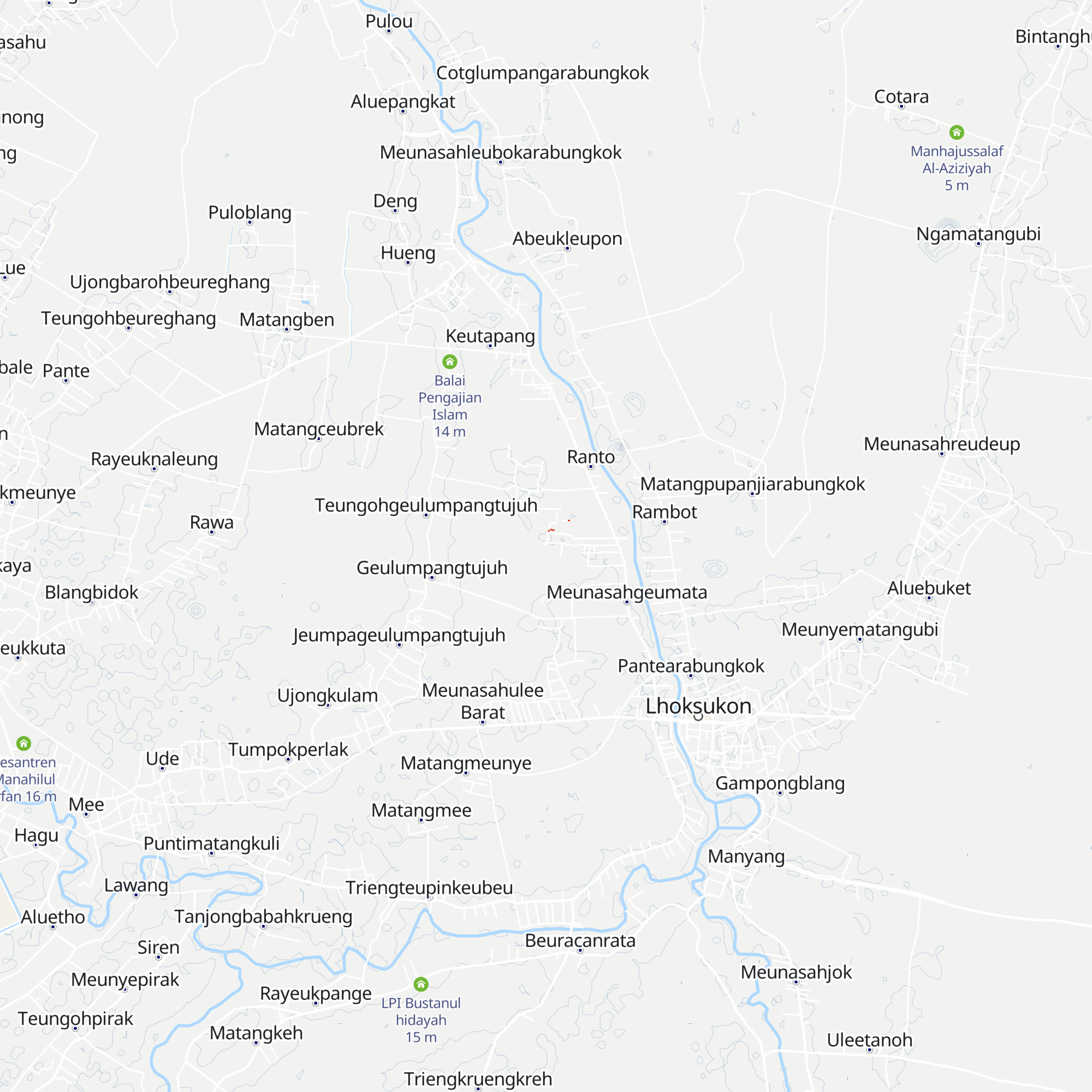 Dayah Madinatuddiniyah Babul Huda map