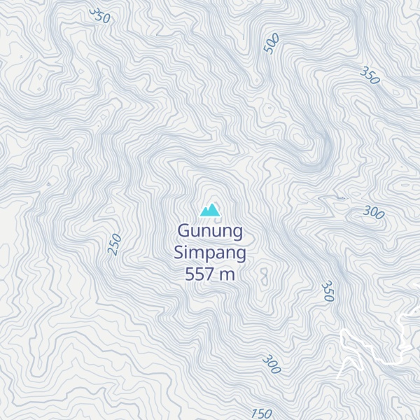 Map of Gunung Simpang