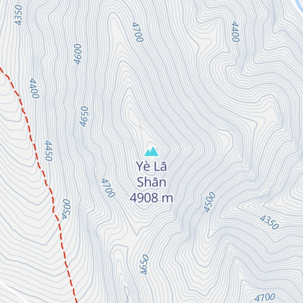 Map of Yè Lā Shān