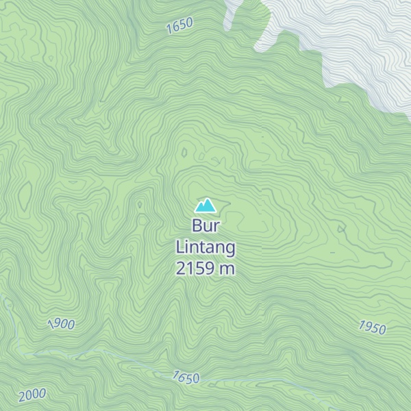 Map of Bur Lintang