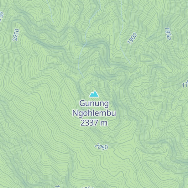 Map of Gunung Ngohlembu