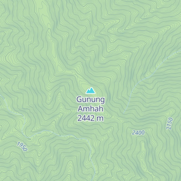 Map of Gunung Amhah