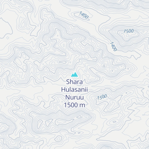 Map of Shara Hulasanii Nuruu
