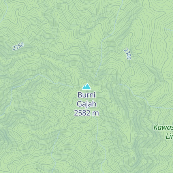 Map of Burni Gajah