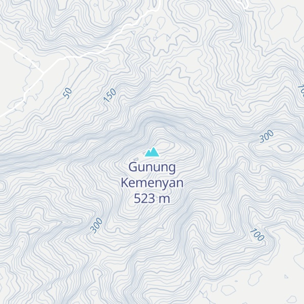 Map of Gunung Kemenyan
