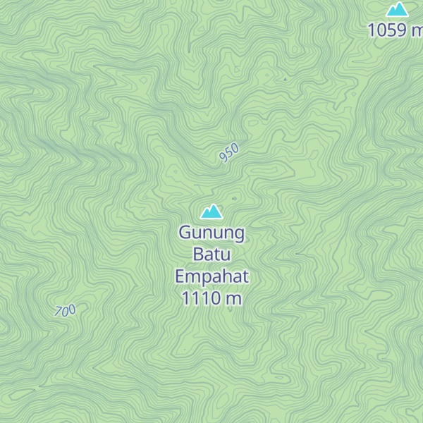 Map of Gunung Batu Empahat