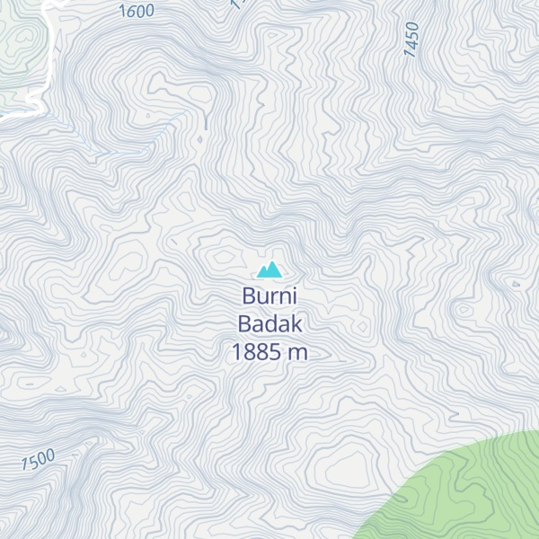 Map of Burni Badak