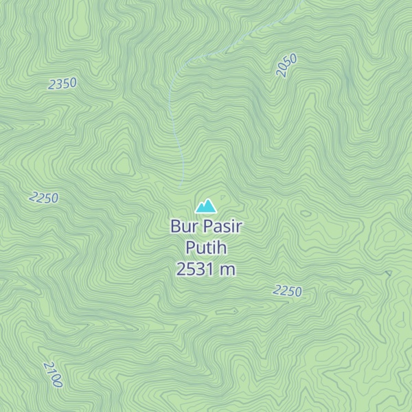 Map of Bur Pasir Putih