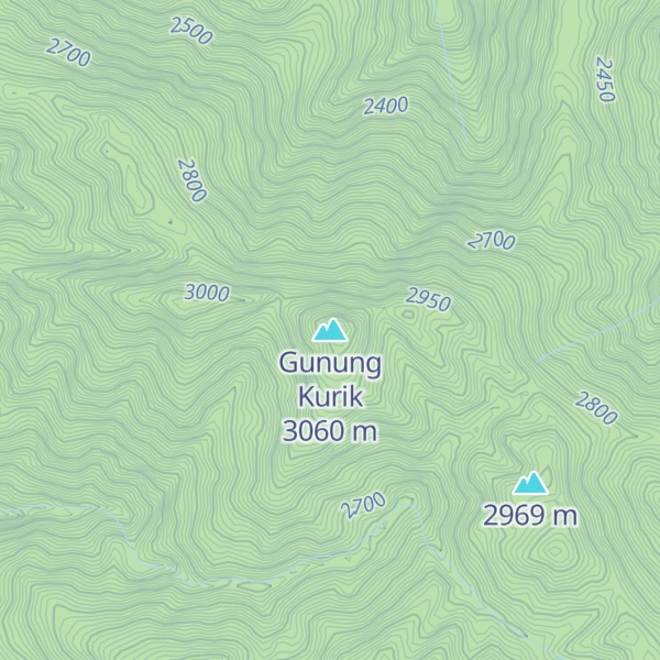 Map of Gunung Kurik