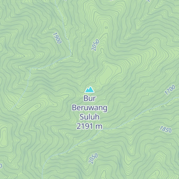 Map of Bur Beruwang Suluh