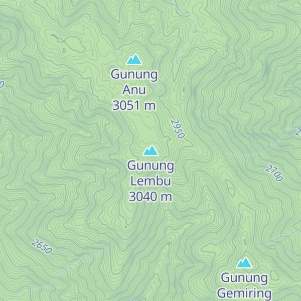 Map of Gunung Lembu