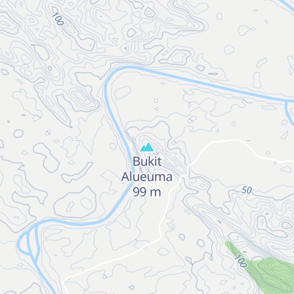 Map of Bukit Alueuma