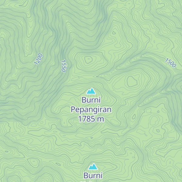 Map of Burni Pepangiran