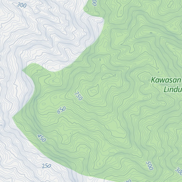Map of Gunung Genting Tela
