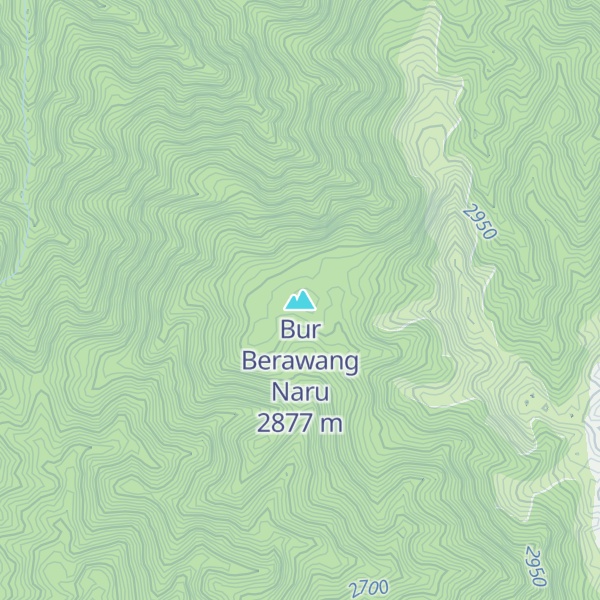 Map of Bur Berawang Naru
