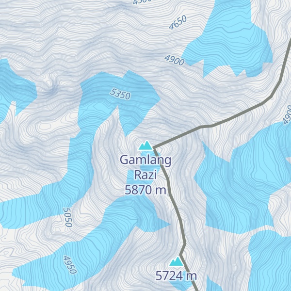 Map of Gamlang Razi