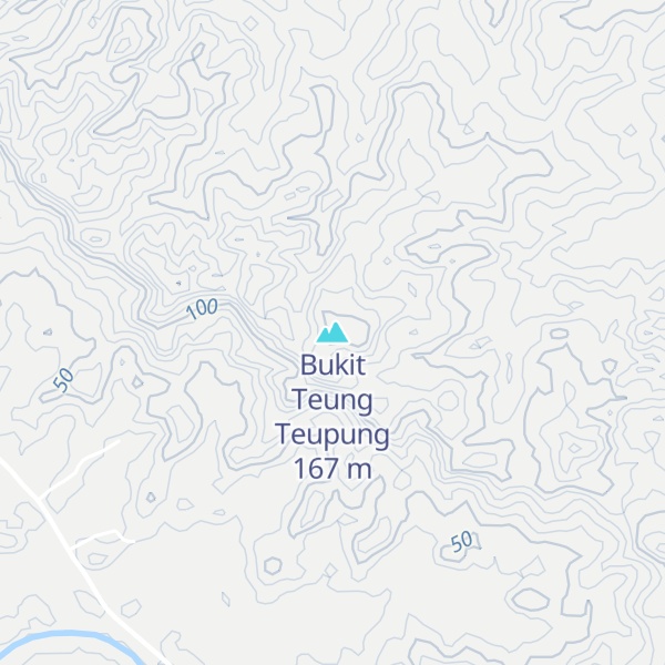 Map of Bukit Teung Teupung