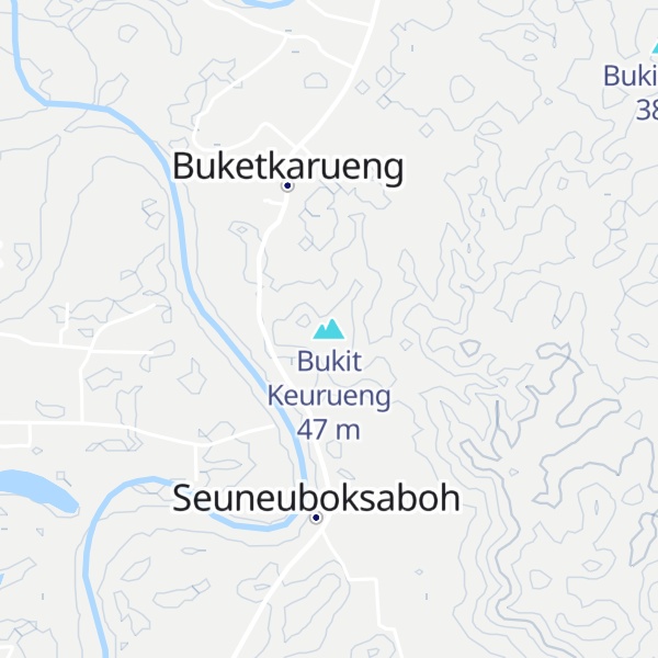 Map of Bukit Keurueng