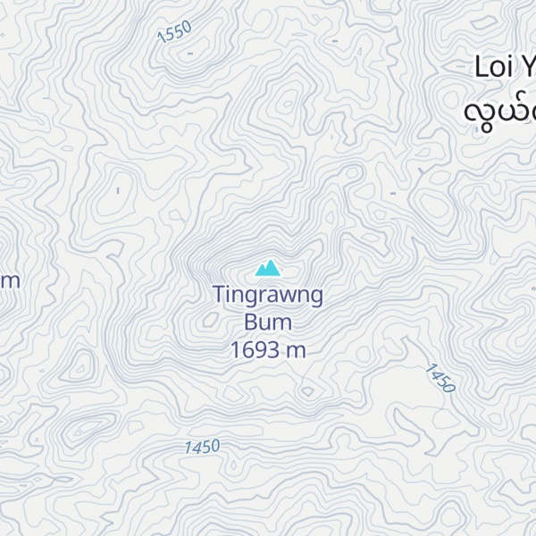 Map of Tingrawng Bum