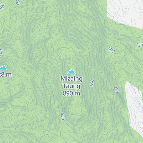 Map of Mizaing Taung