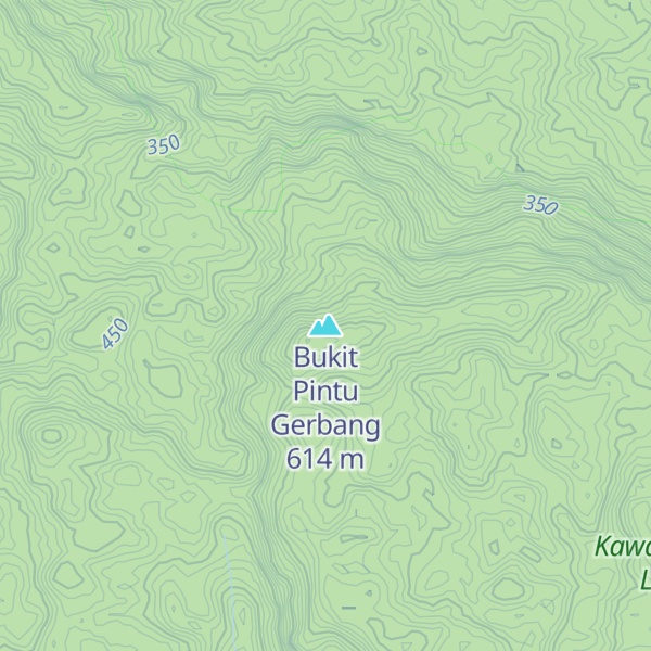 Map of Bukit Pintu Gerbang