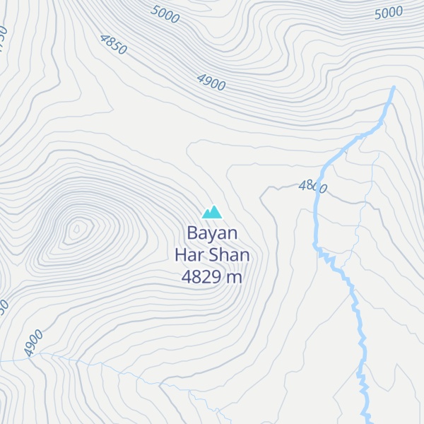 Map of Bayan Har Shan