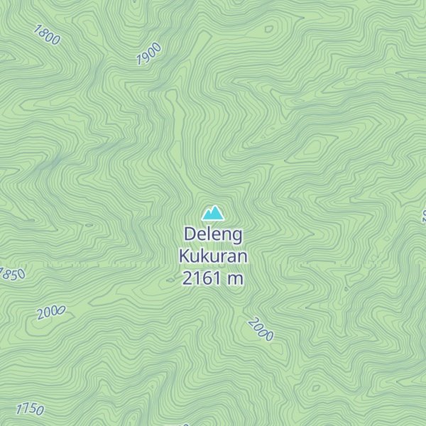 Map of Deleng Kukuran