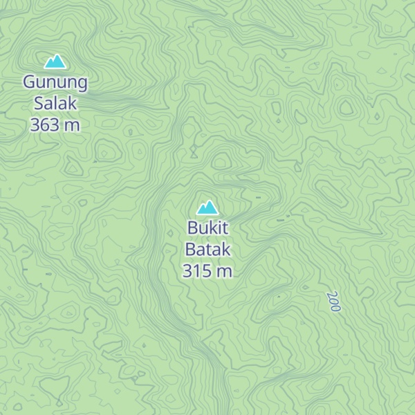 Map of Bukit Batak