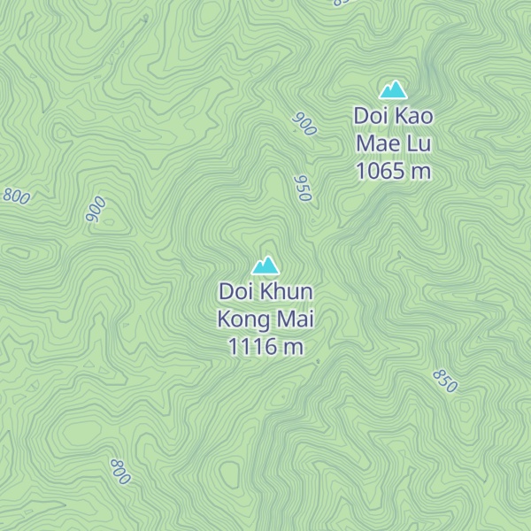 Map of Doi Khun Kong Mai