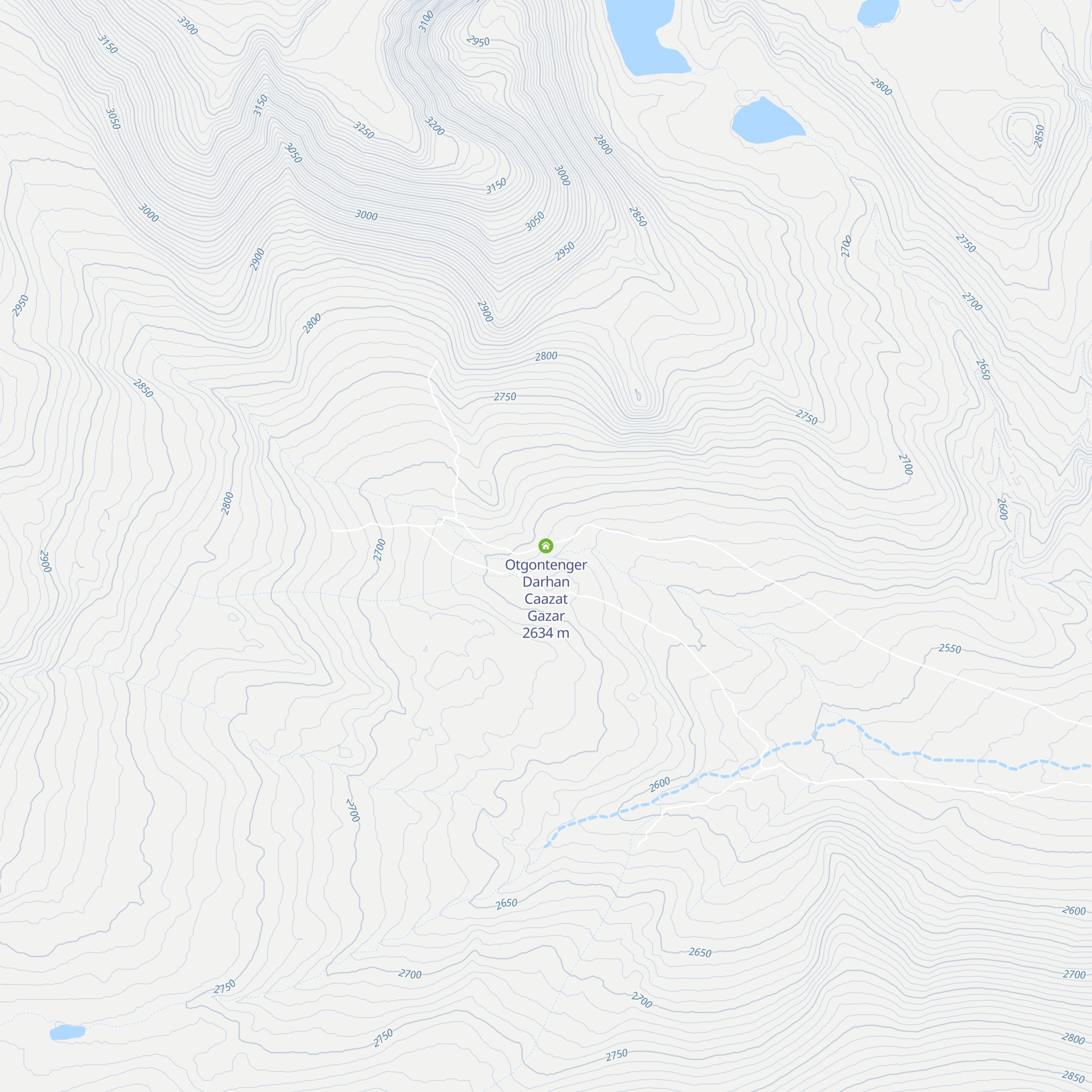 Otgontenger Darhan Caazat Gazar map