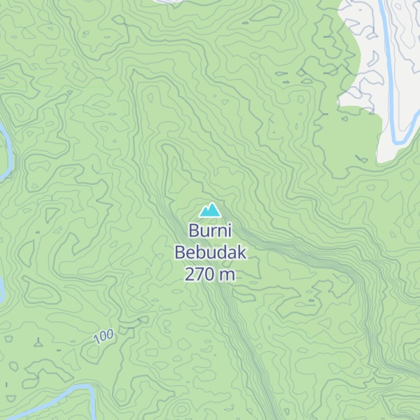 Map of Burni Bebudak