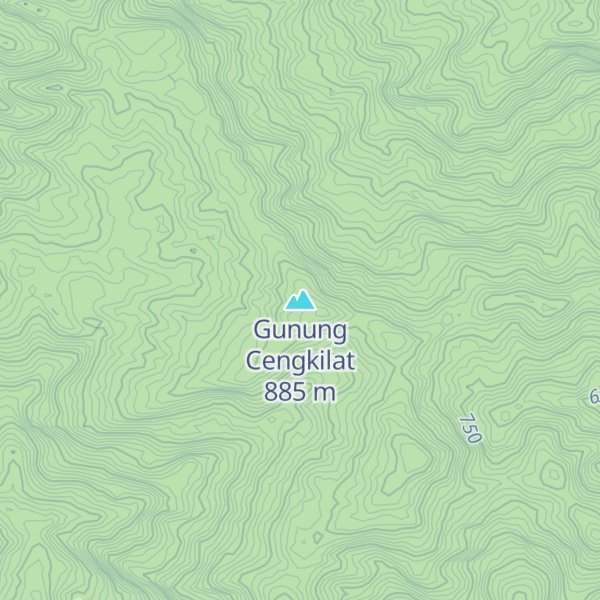 Map of Gunung Cengkilat