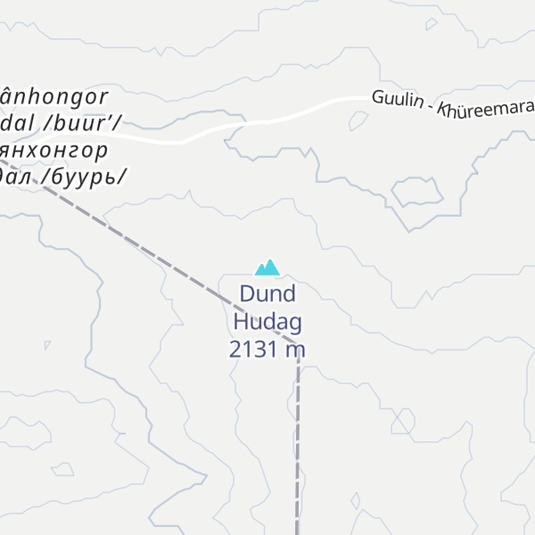 Map of Dund Hudag