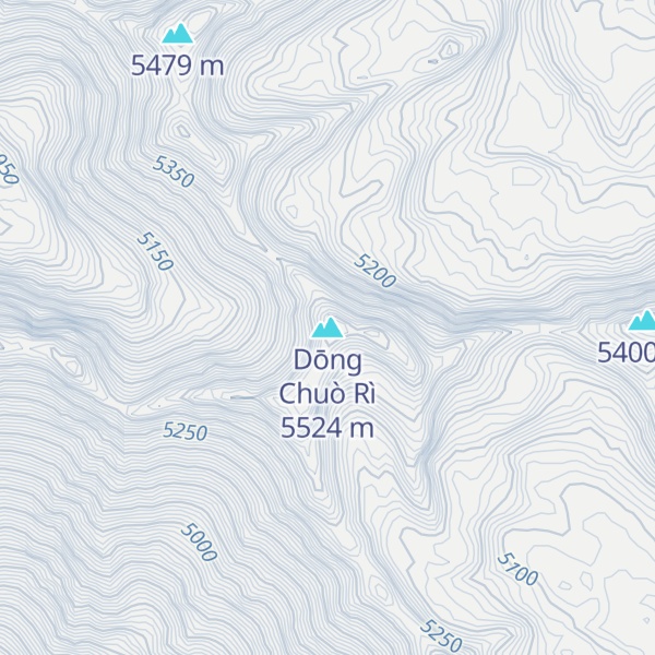 Map of Dōng Chuò Rì