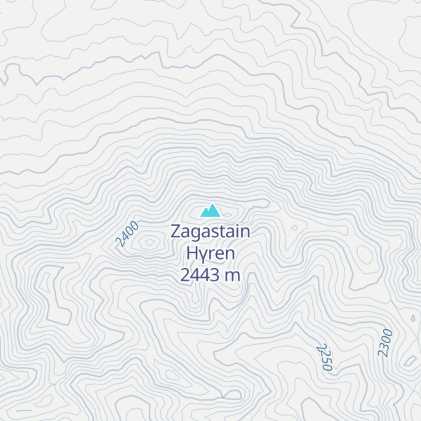 Map of Zagastain Hүren