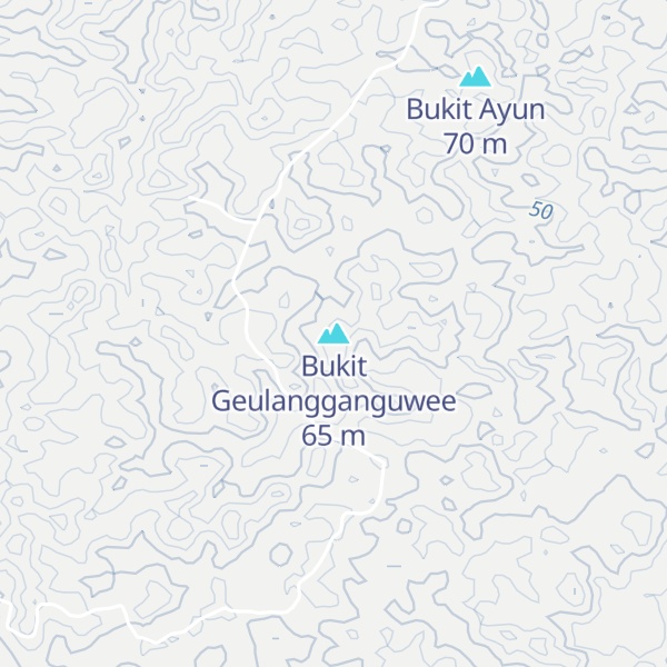 Map of Bukit Geulangganguwee