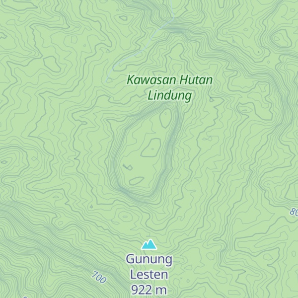 Map of Gunung Berkeng