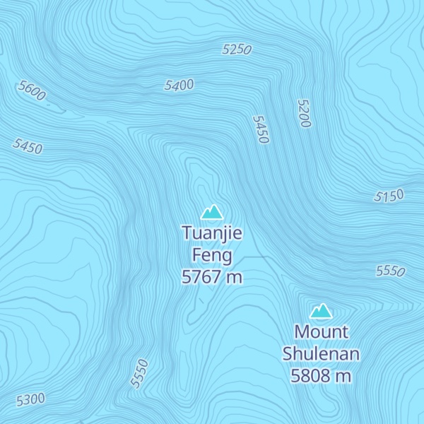 Map of Tuanjie Feng