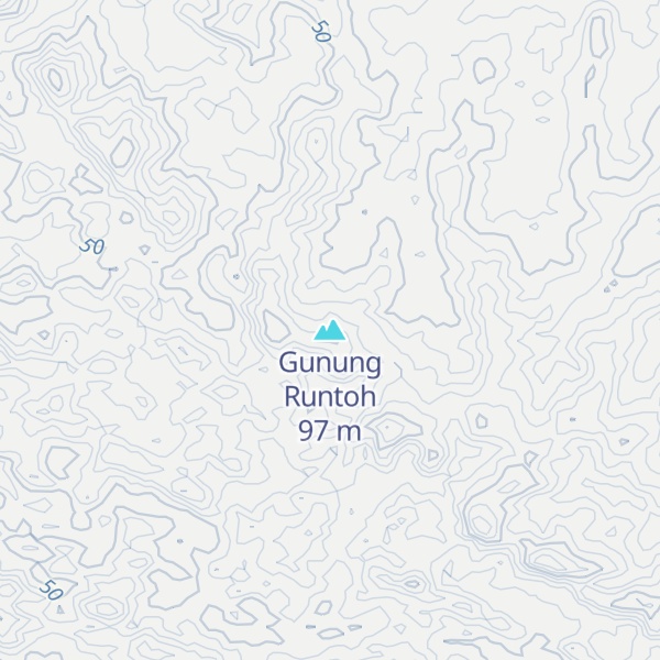 Map of Gunung Runtoh