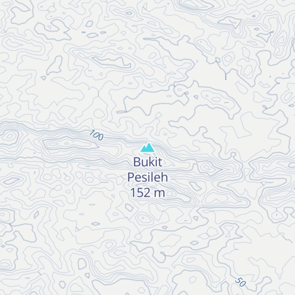 Map of Bukit Pesileh