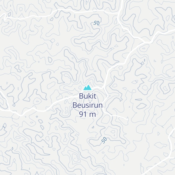 Map of Bukit Beusirun