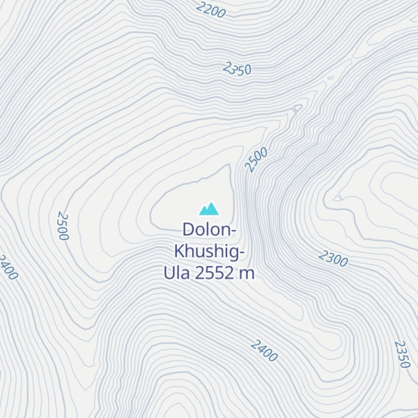 Map of Dolon-Khushig-Ula