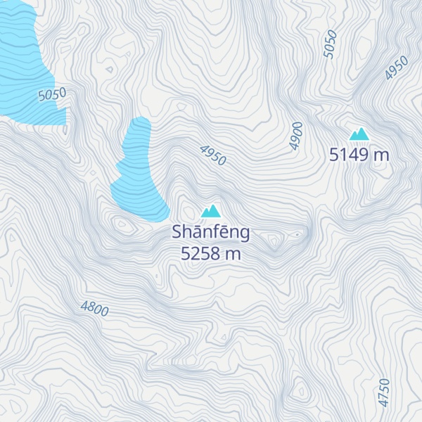 Map of Shānfēng