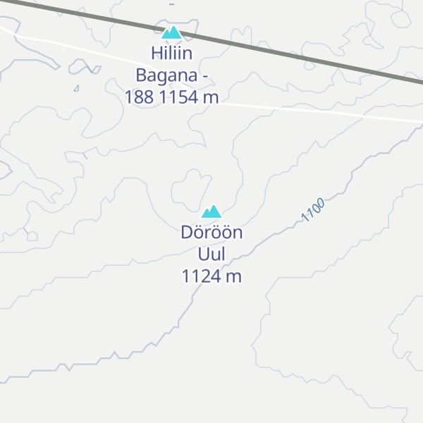 Map of Döröön Uul