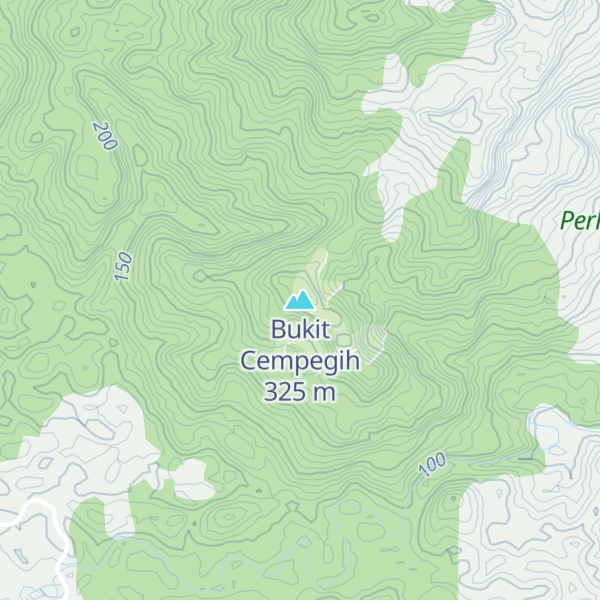 Map of Bukit Cempegih